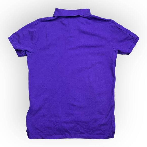 Polo Ralph Lauren Rare Vintage Big Pony 1987 Crest Accent Polo | Royal Purple - Picture 2 of 10